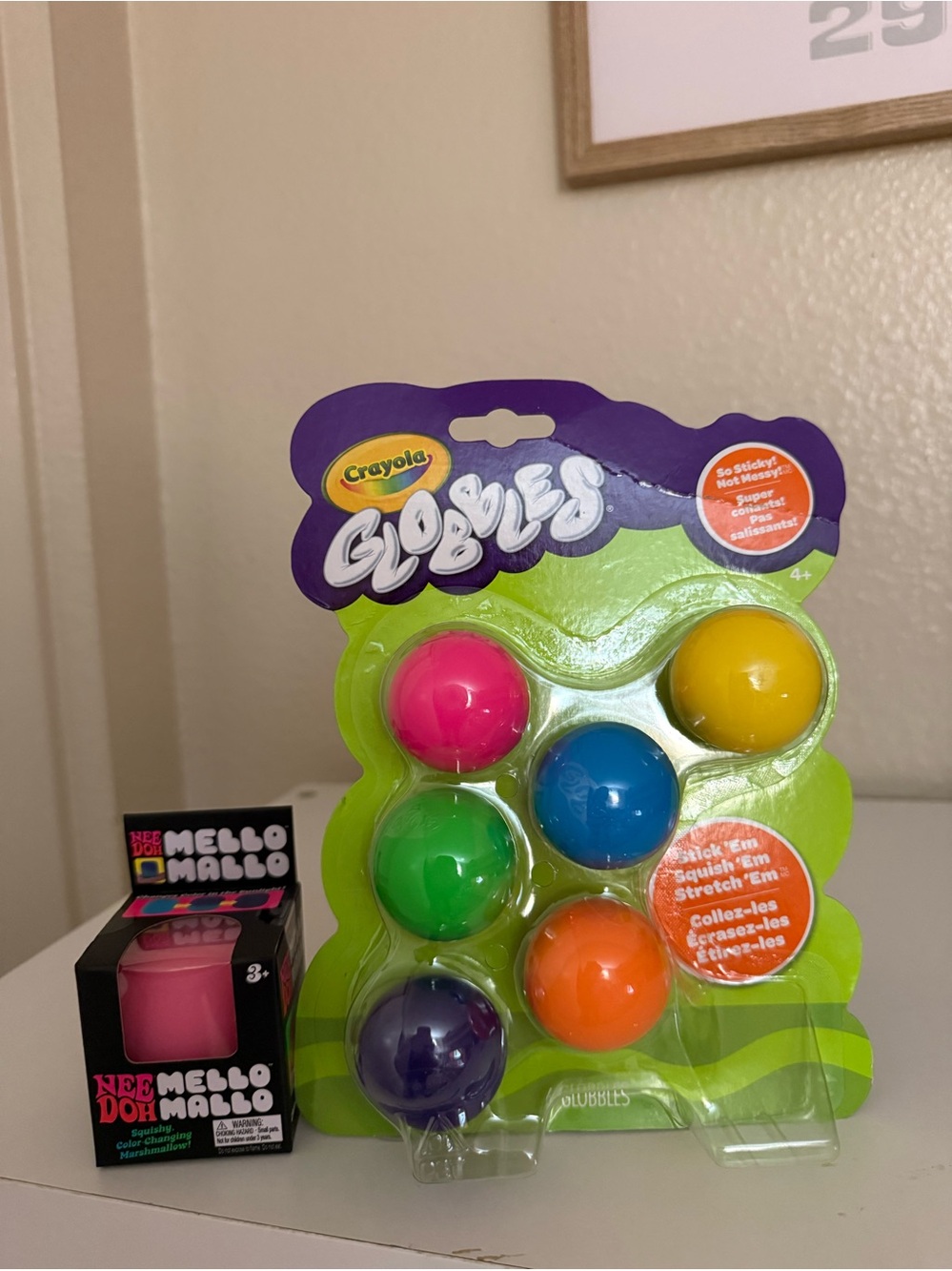 Schylling NeeDoh Mello Mallo and Crayola Globbles Bundle